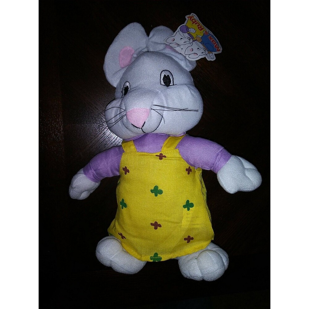 Max & Ruby Plush 13" Big Sister Easter Bunny RUBY by KellyToy NWT